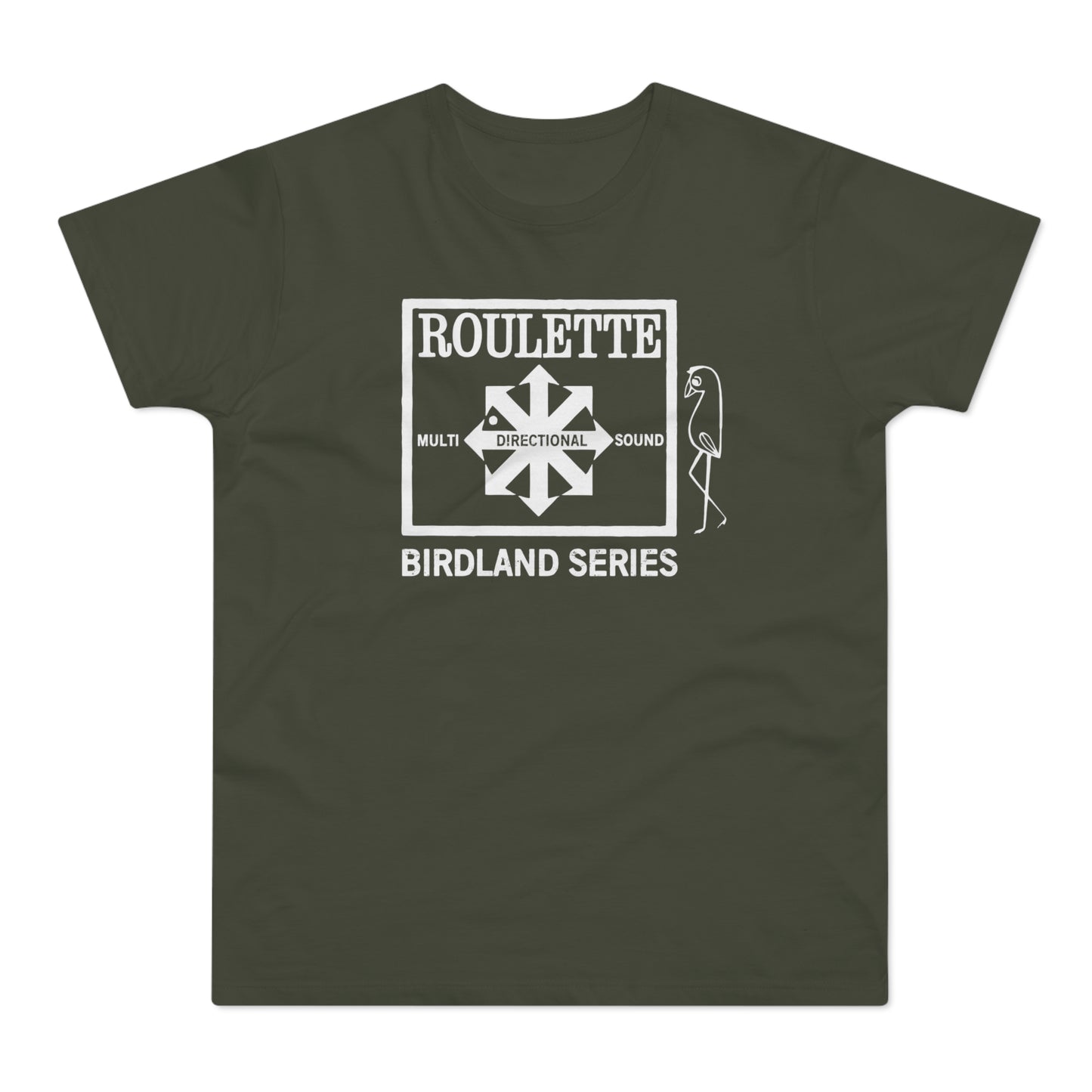 Roulette Records Birdland Series T Shirt (Standardgewicht)