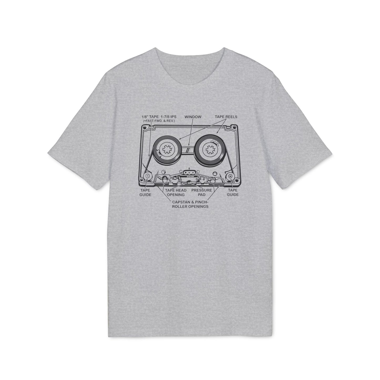 How It Works: Cassette Tape Bio-T-Shirt (Premium Qualität)