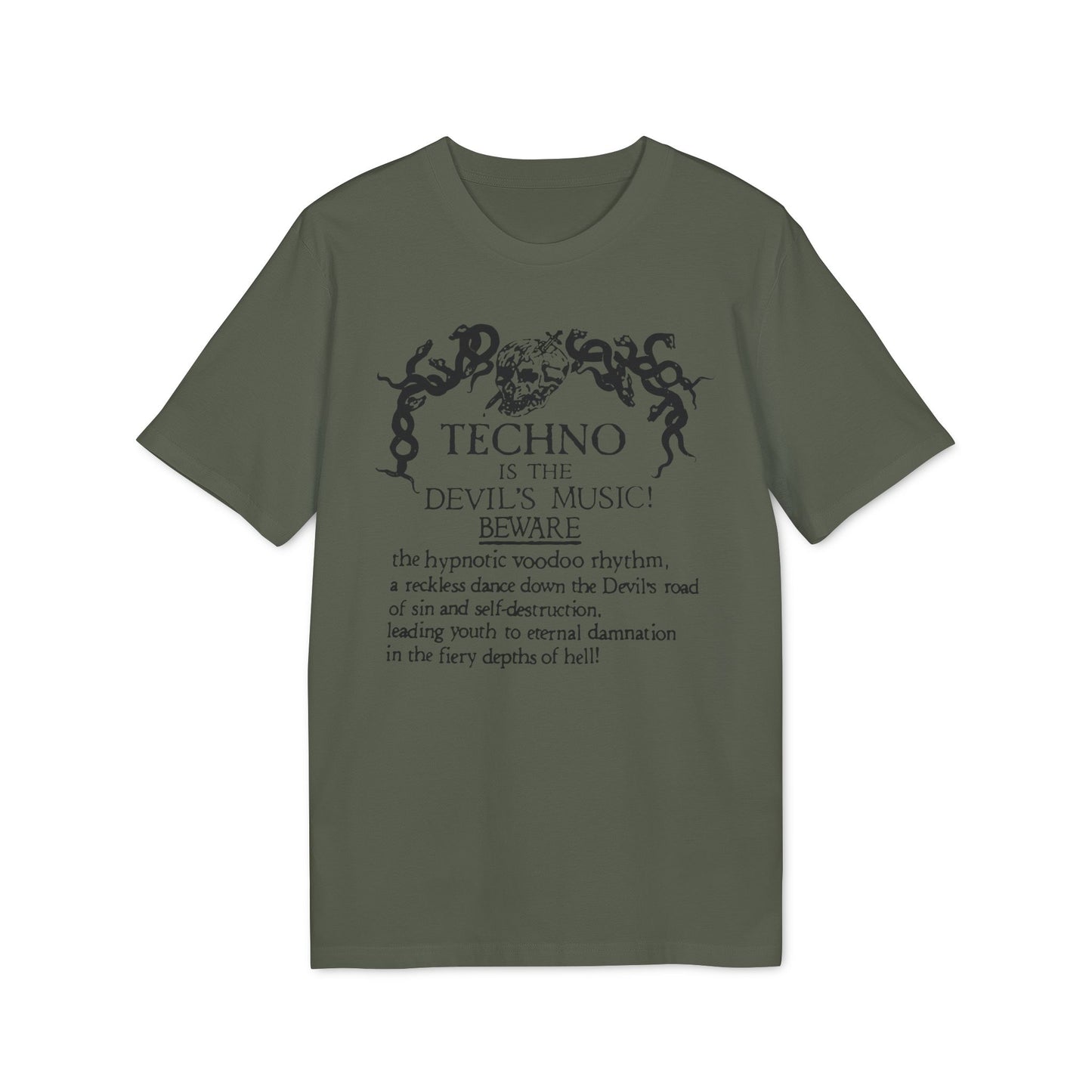 Techno is The Devil's Music Bio-T-Shirt (Premium Qualität)
