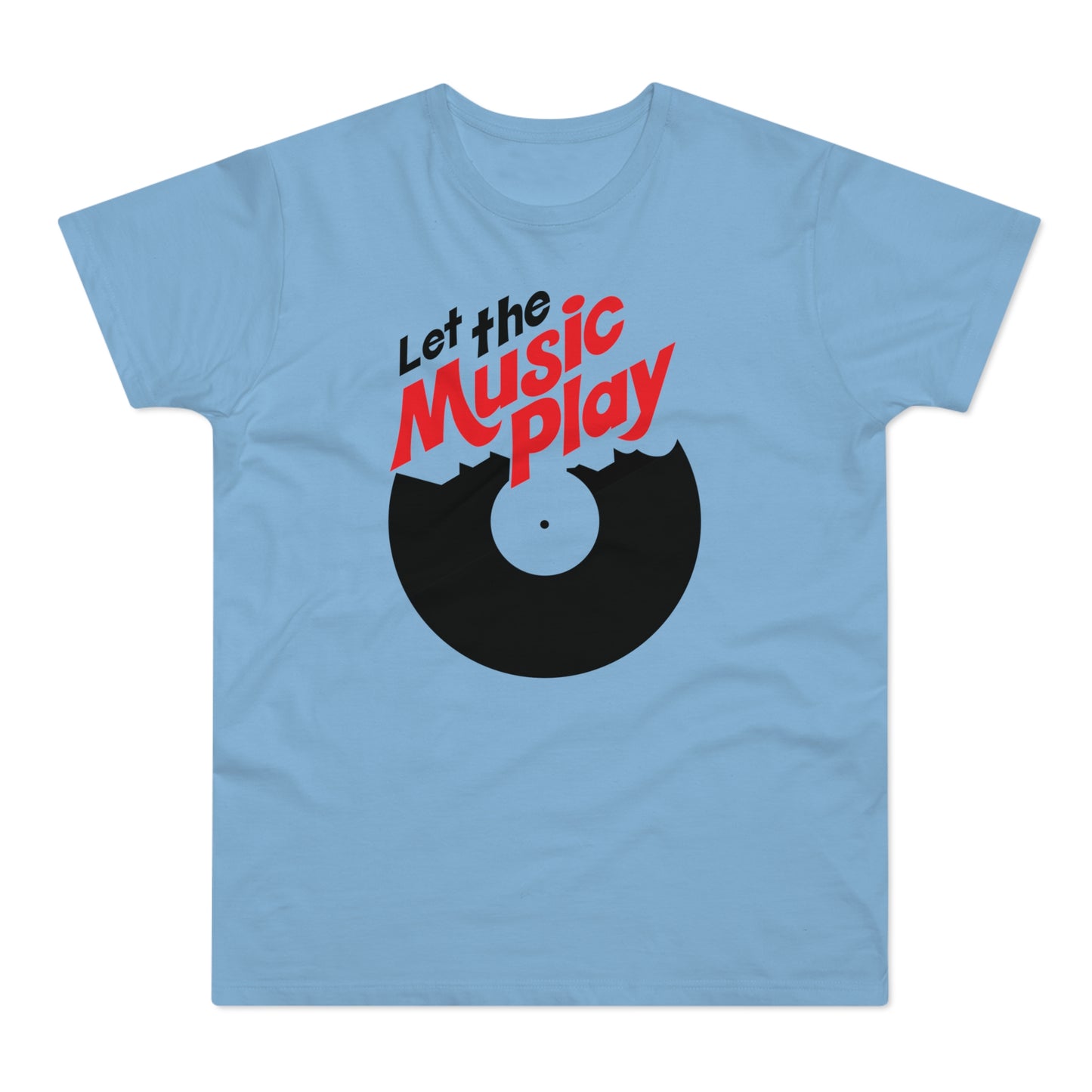 Let The Music Play T Shirt (Standardgewicht)