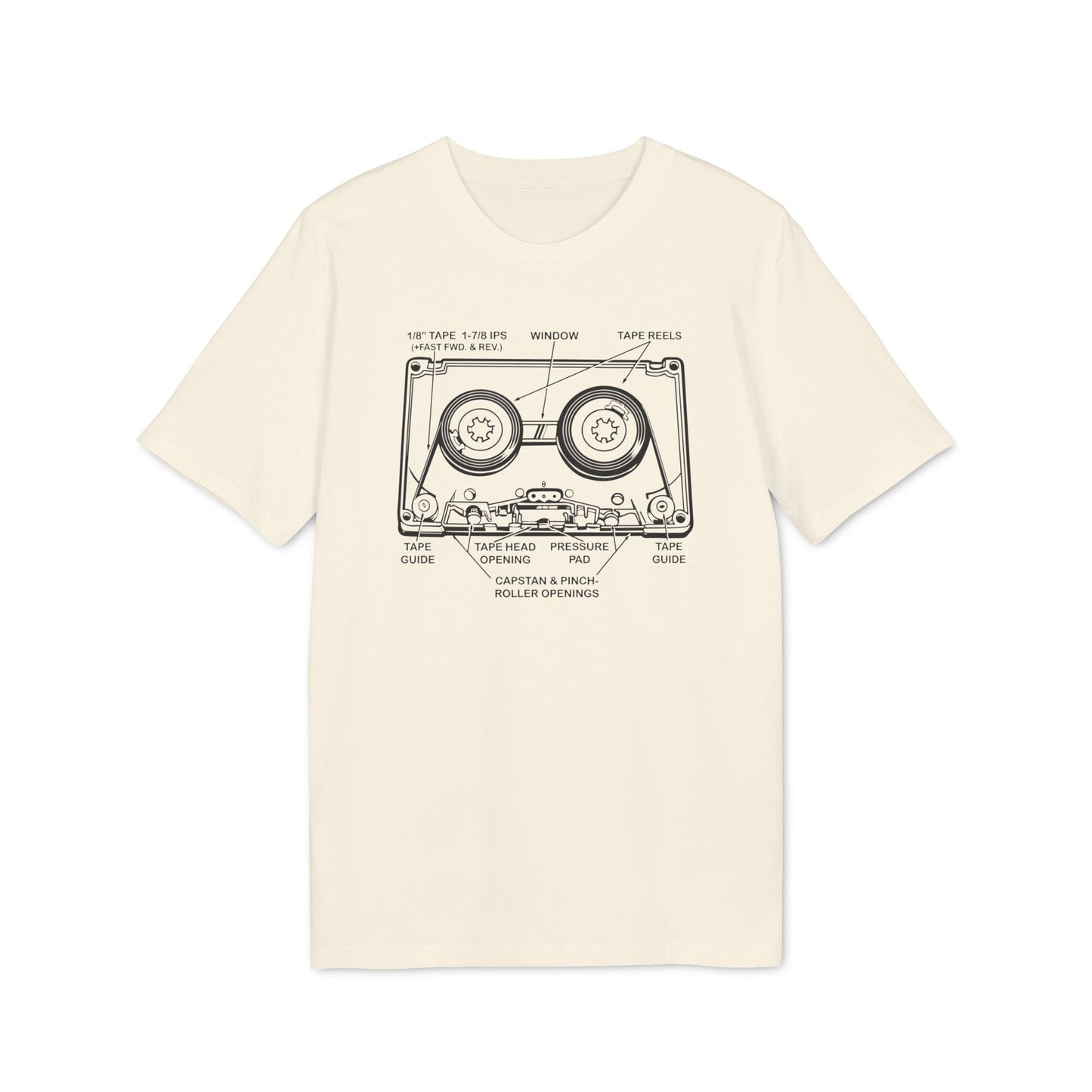 How It Works: Cassette Tape Bio-T-Shirt (Premium Qualität)