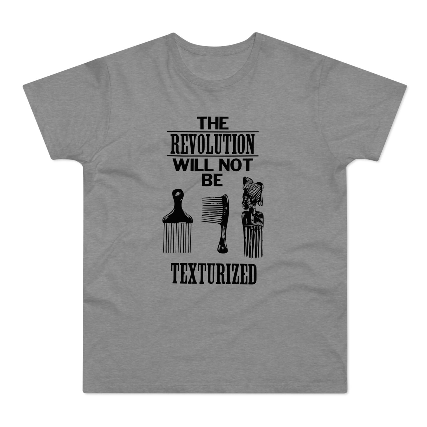 Revolution Will Not Be Texturised T Shirt (Standardgewicht)