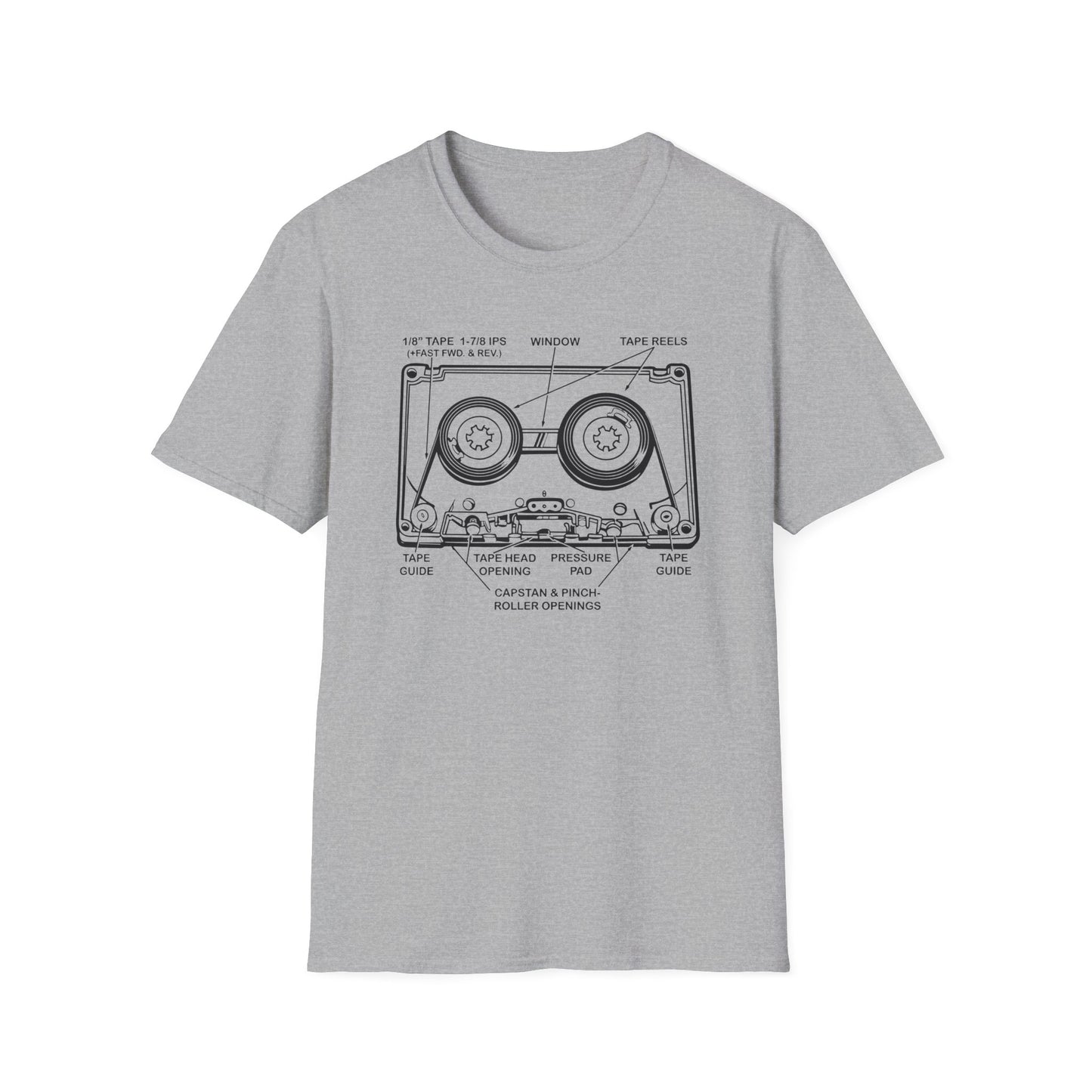 How It Works: Cassette Tape T Shirt