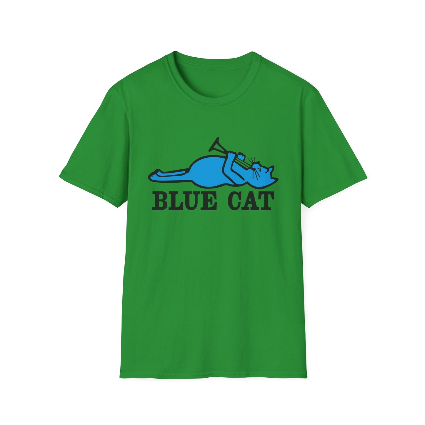 Blue Cat Records T Shirt - Leichtes