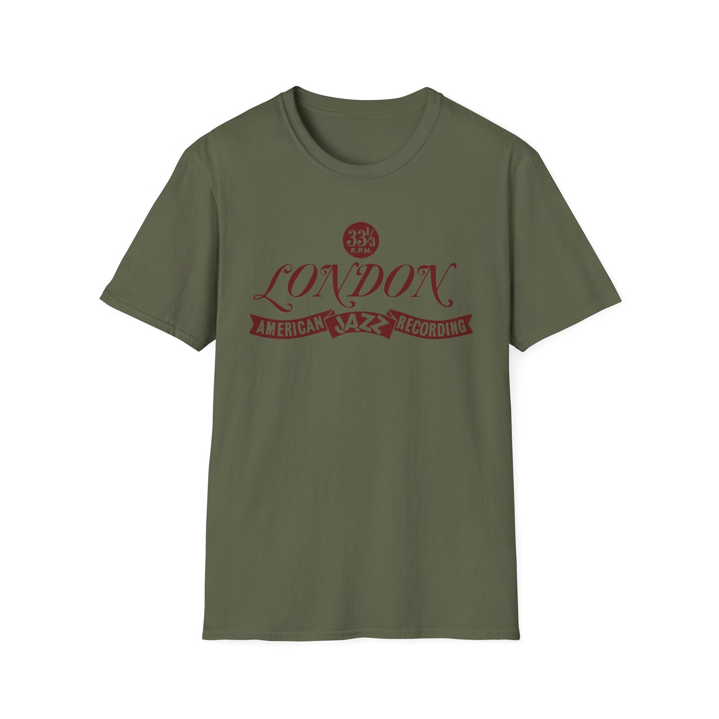 London American Jazz Records T Shirt - Leichtes