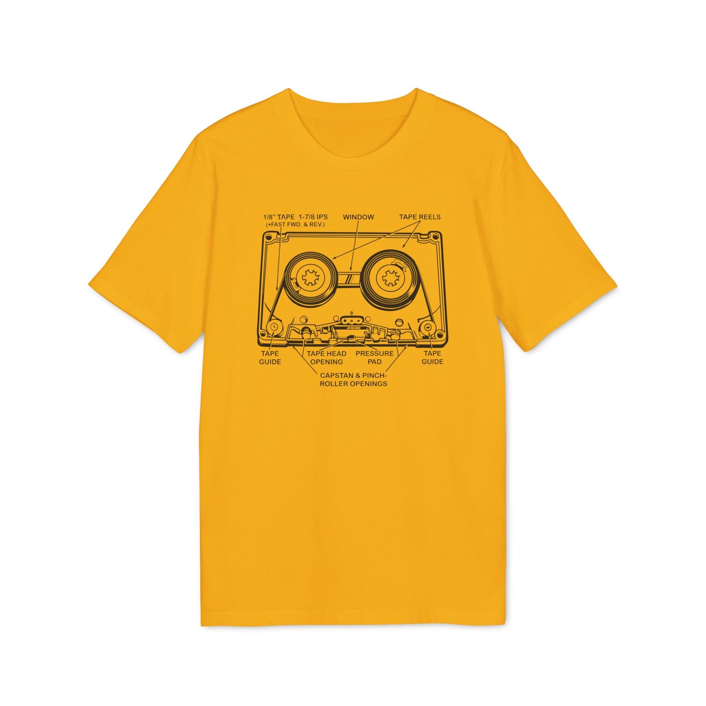 How It Works: Cassette Tape Bio-T-Shirt (Premium Qualität)