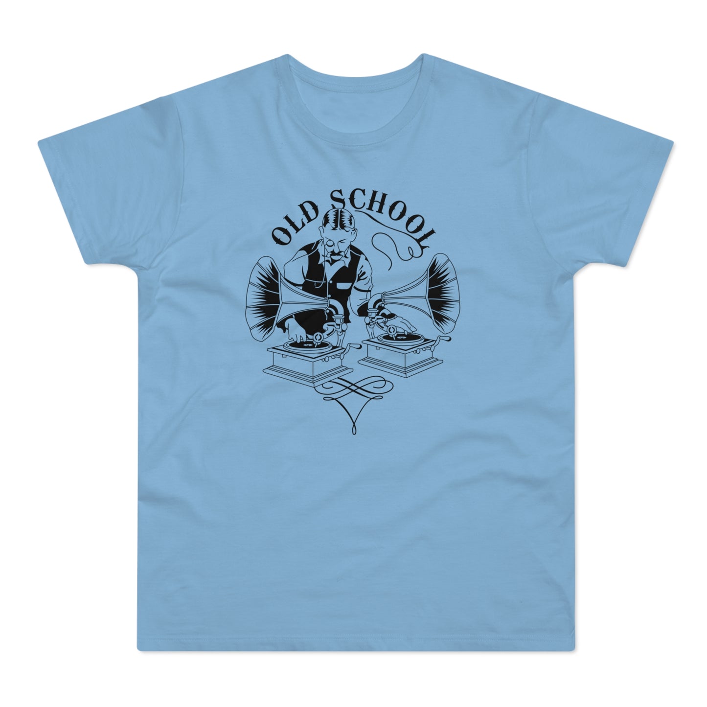 Old School DJ T Shirt (Standardgewicht)