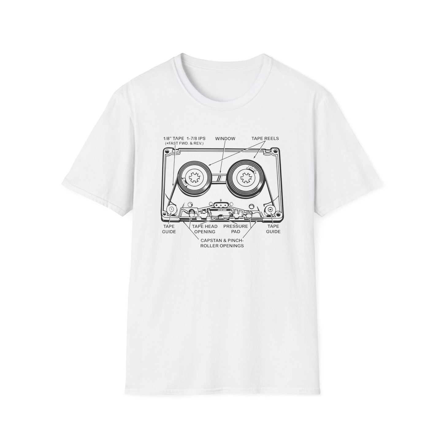 How It Works: Cassette Tape T Shirt