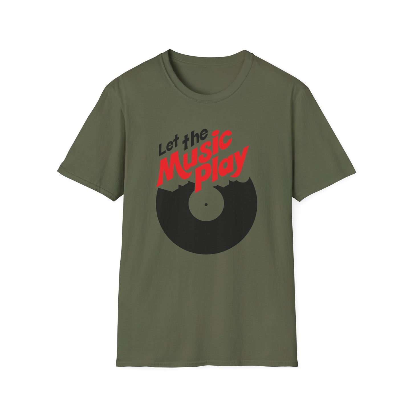 Let The Music Play T Shirt - Leichtes
