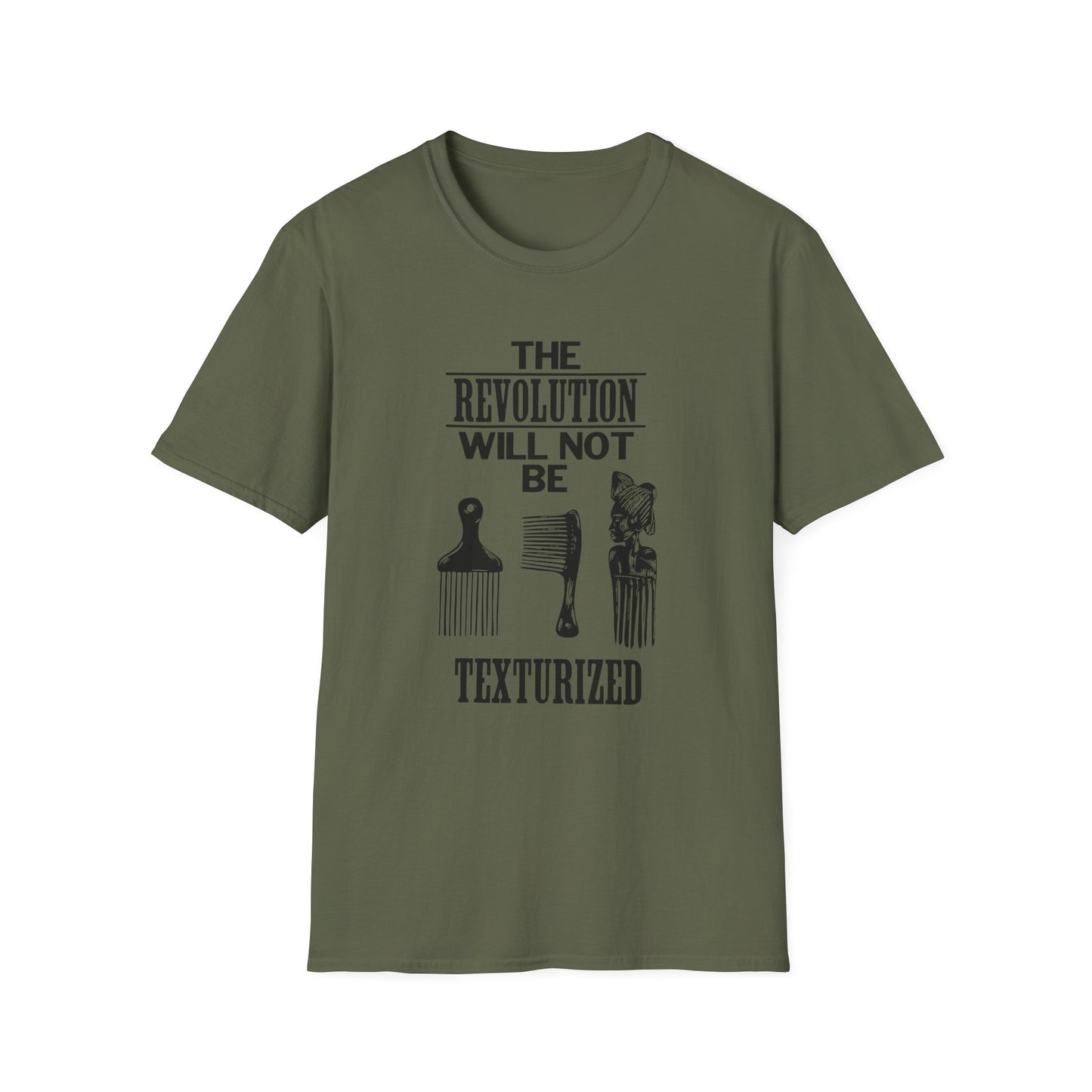 Revolution Will Not Be Texturised T Shirt - Leichtes