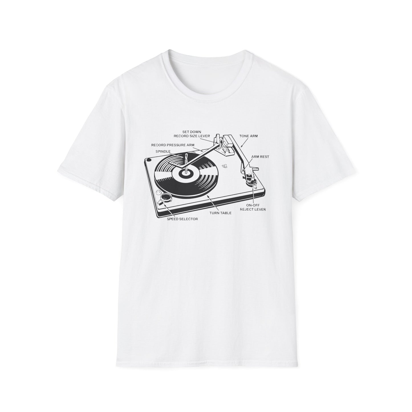 Vinyl Record Player Turntable T Shirt