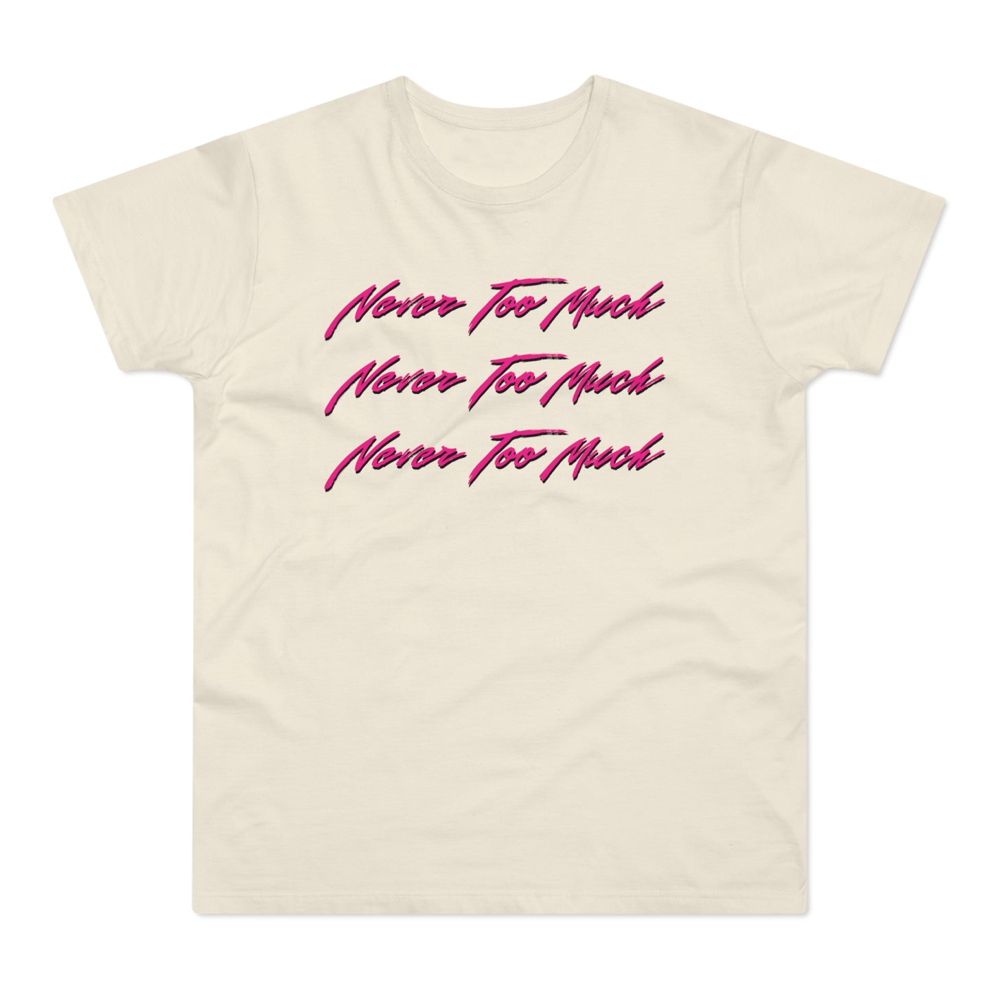 Never Too Much Luther Vandross T Shirt (Standardgewicht)