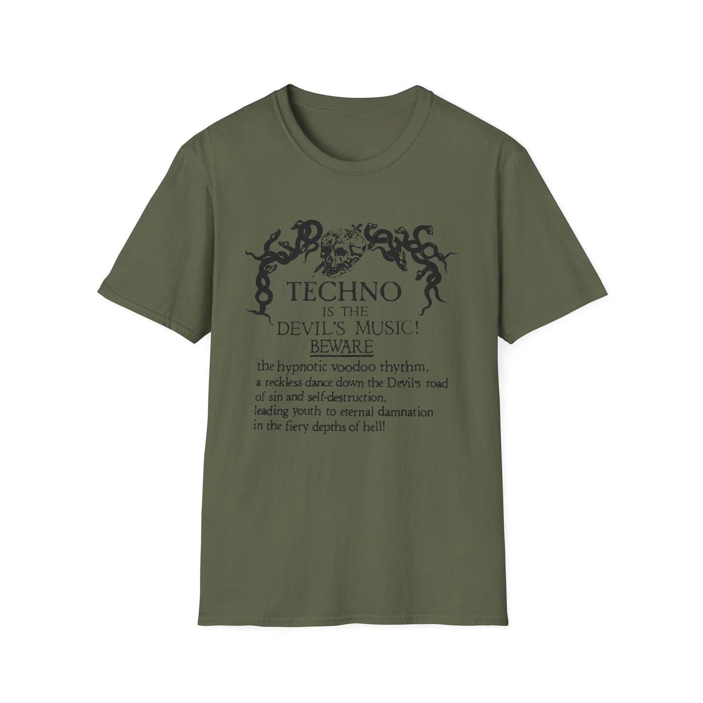 Techno is The Devil's Music T Shirt