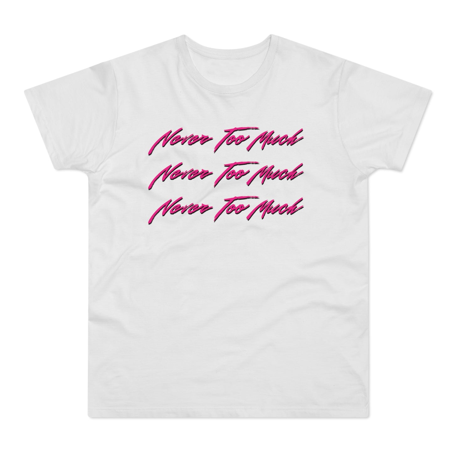 Never Too Much Luther Vandross T Shirt (Standardgewicht)