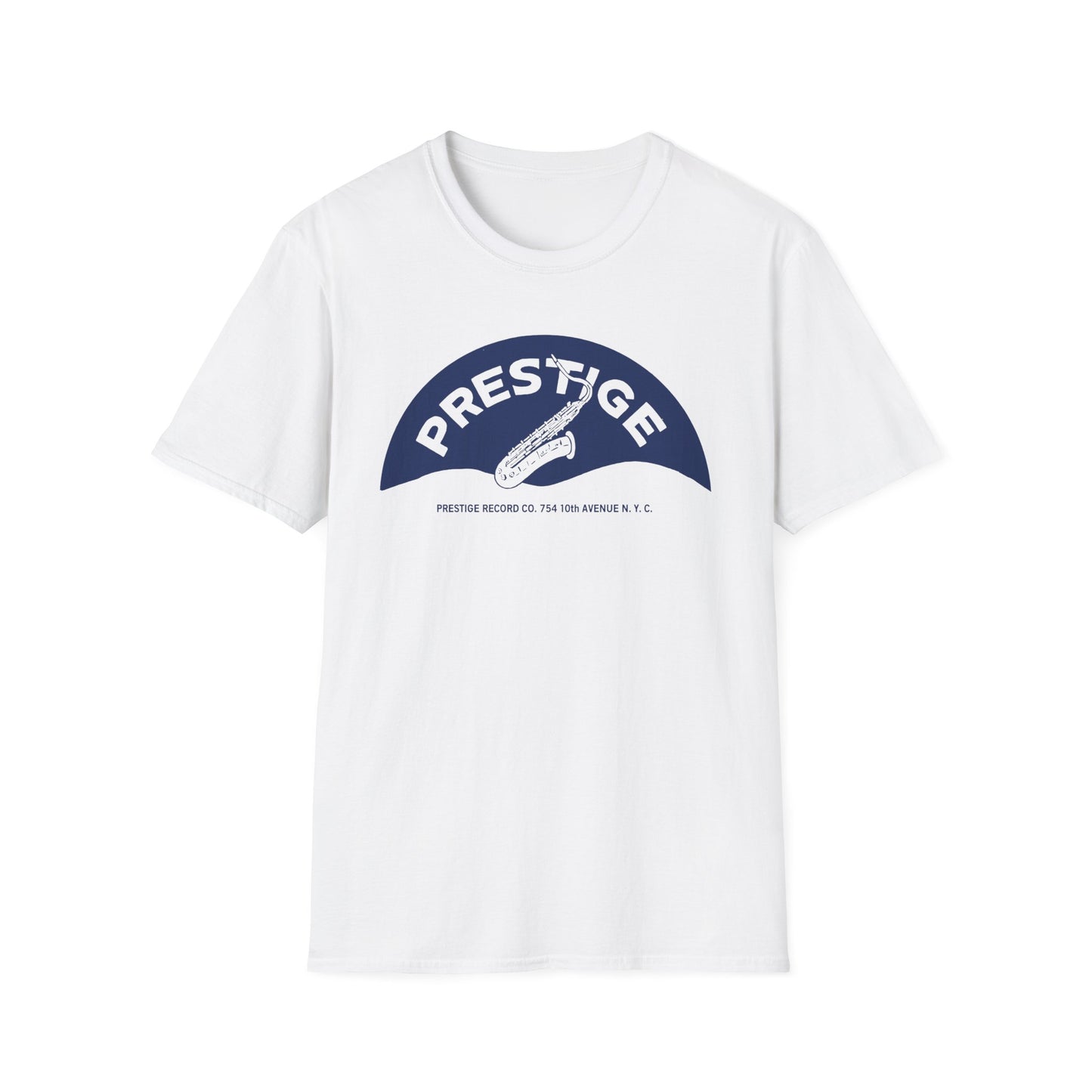 Prestige Records T Shirt - Leichtes Saxophone Design