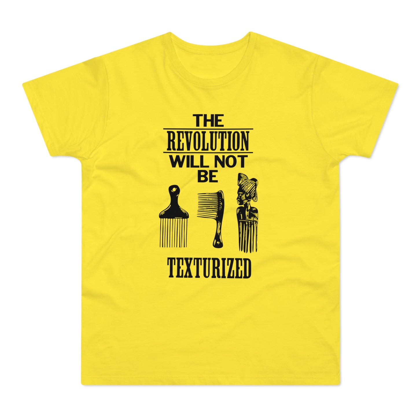 Revolution Will Not Be Texturised T Shirt (Standardgewicht)