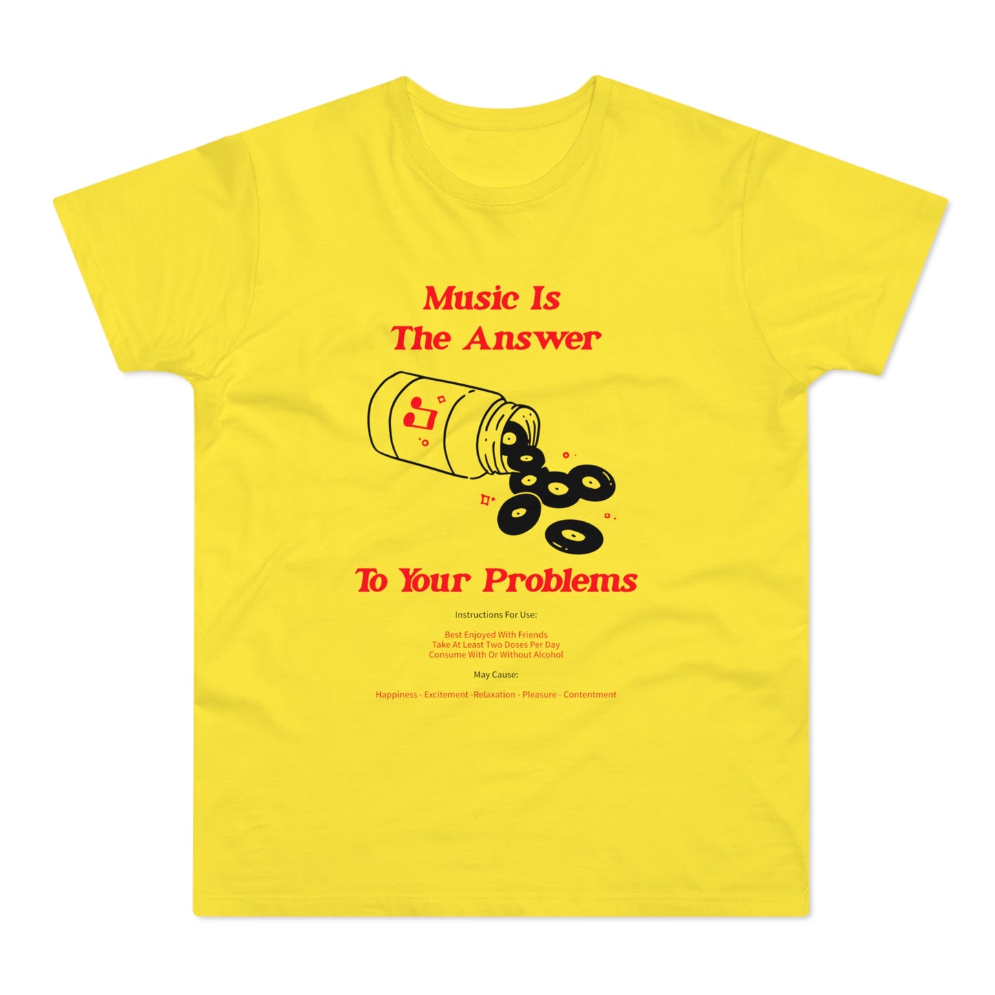 Music Is The Answer T Shirt (Standardgewicht)