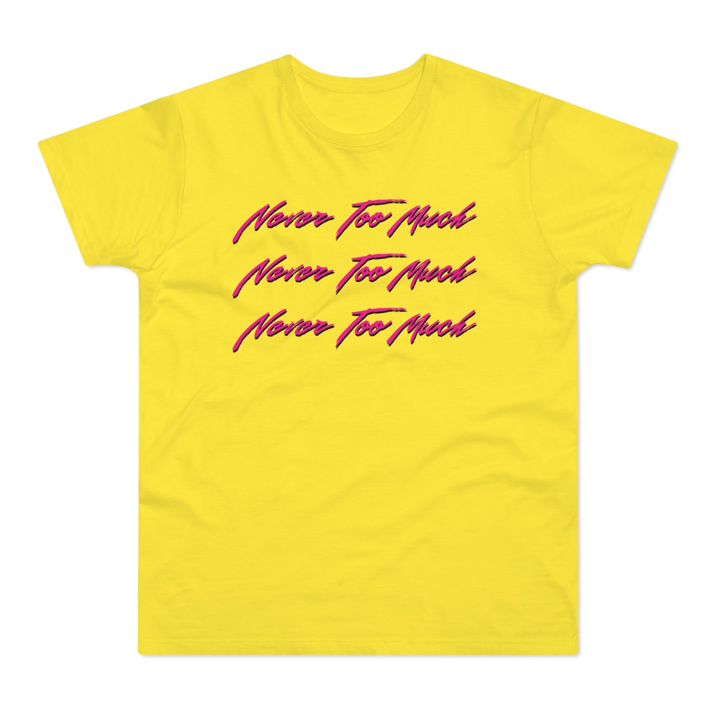 Never Too Much Luther Vandross T Shirt (Standardgewicht)