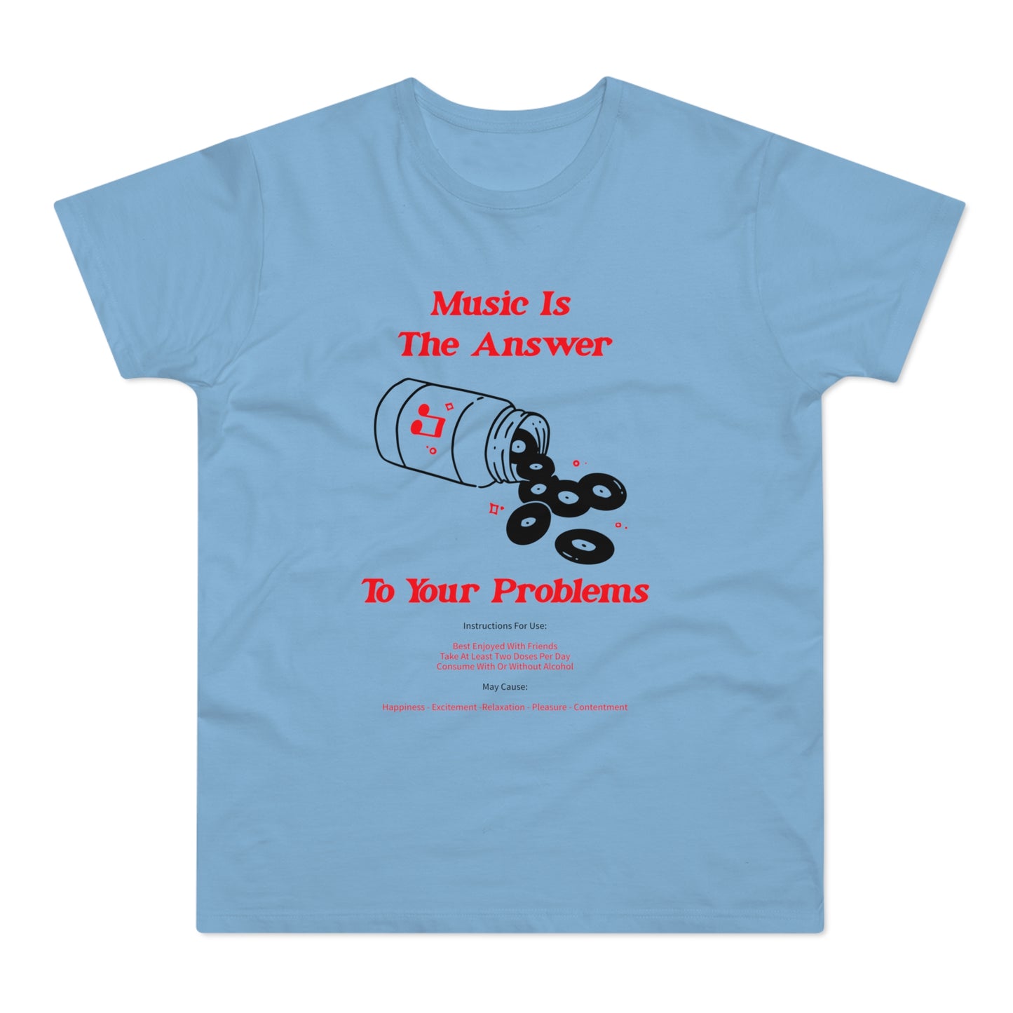 Music Is The Answer T Shirt (Standardgewicht)