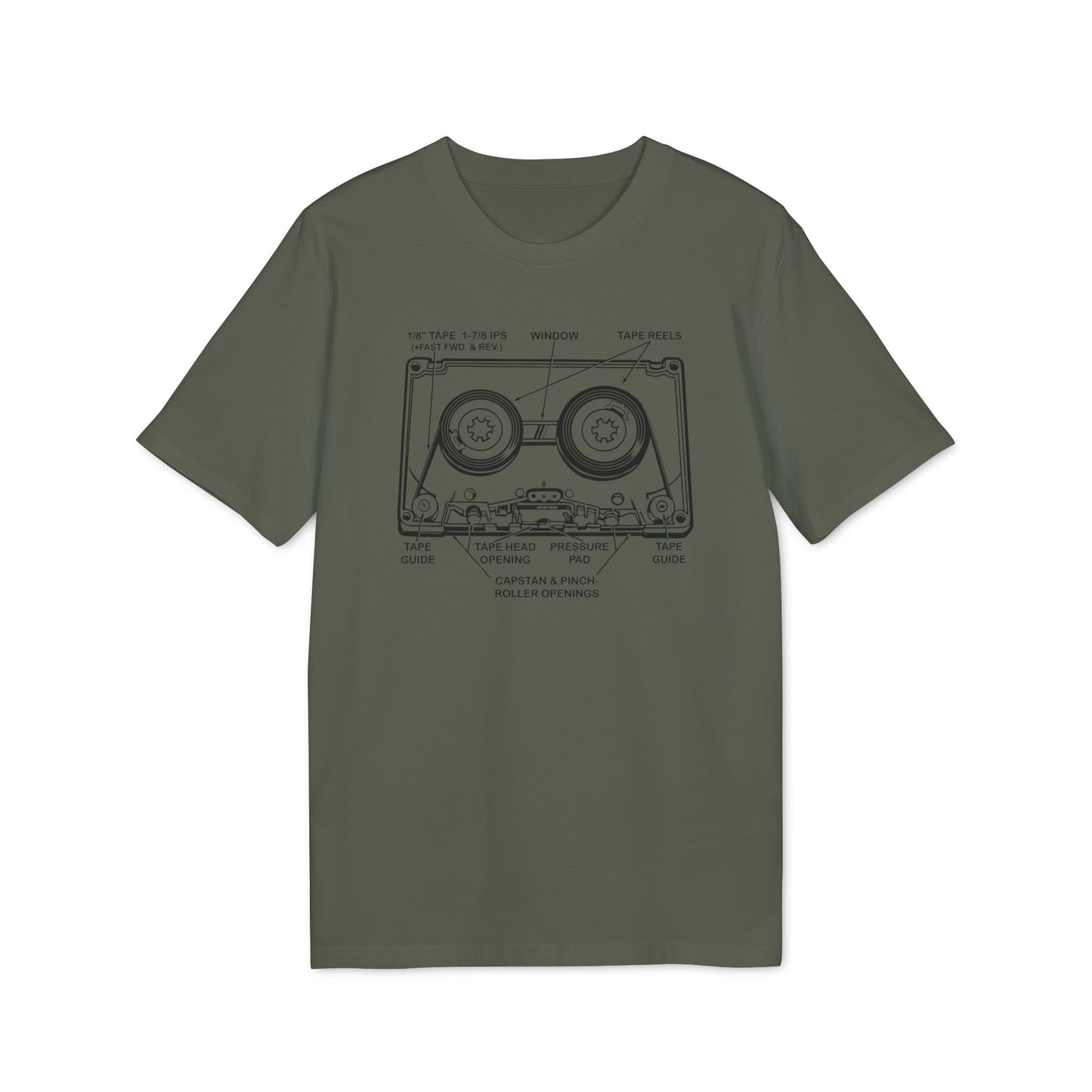 How It Works: Cassette Tape Bio-T-Shirt (Premium Qualität)