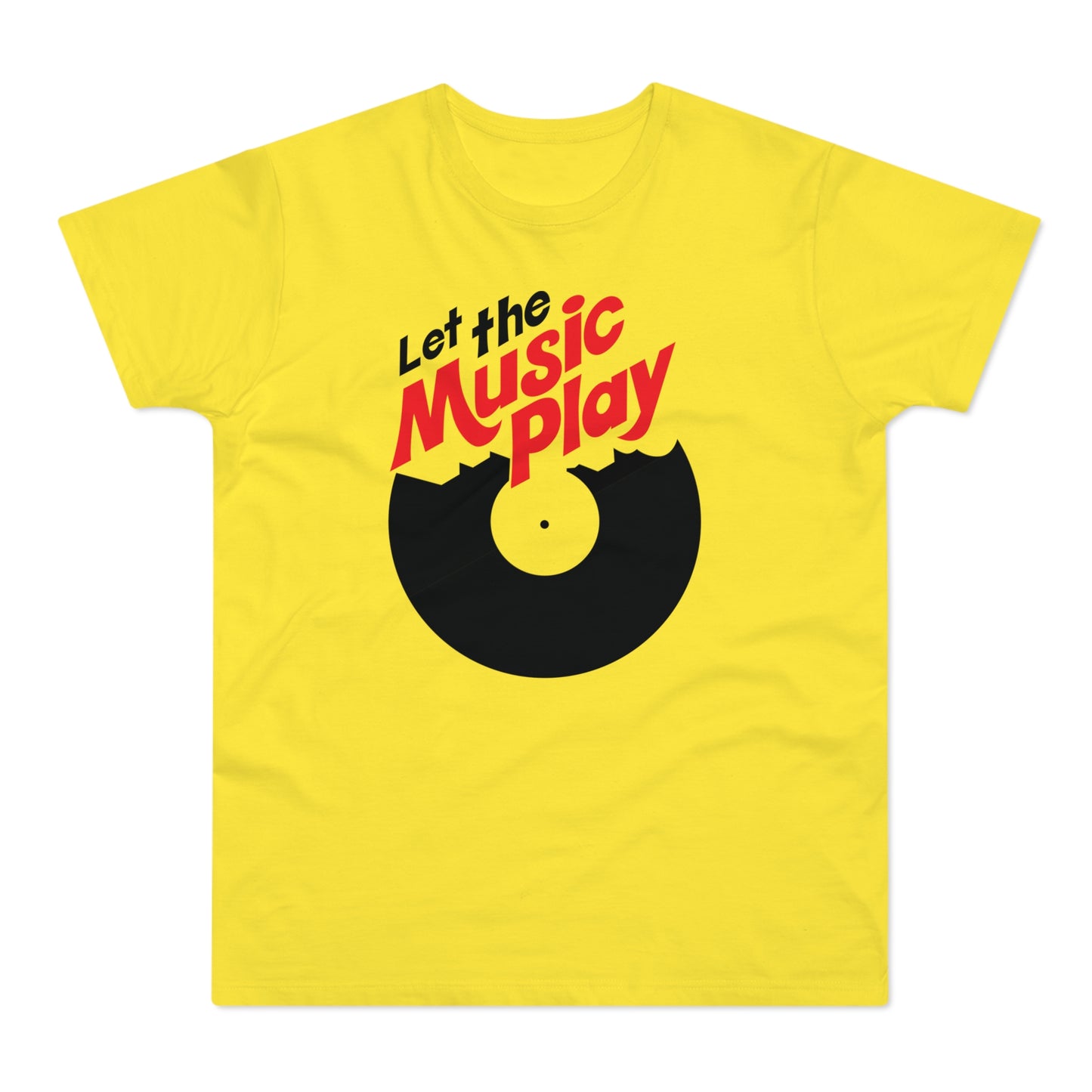 Let The Music Play T Shirt (Standardgewicht)