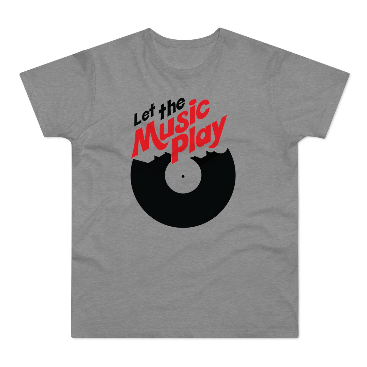Let The Music Play T Shirt (Standardgewicht)