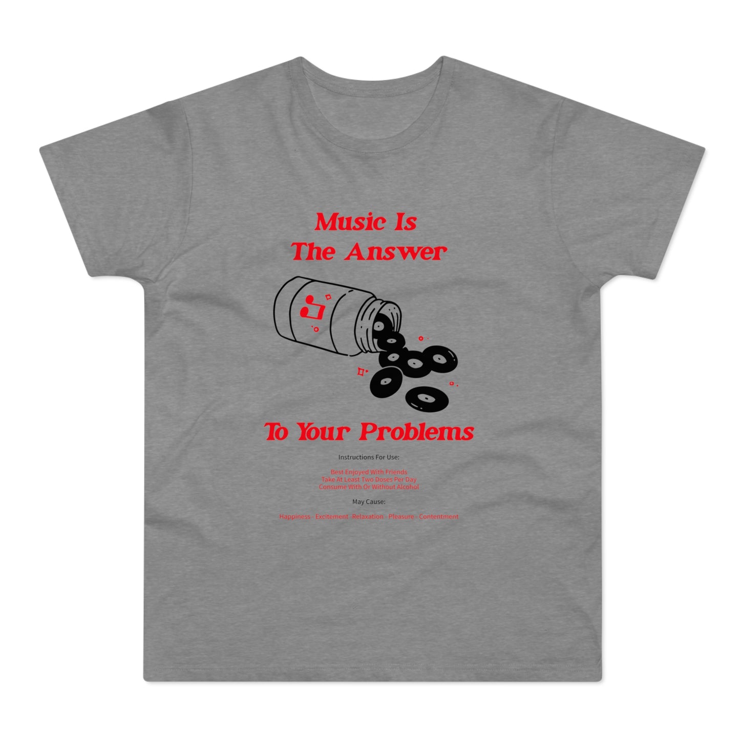 Music Is The Answer T Shirt (Standardgewicht)