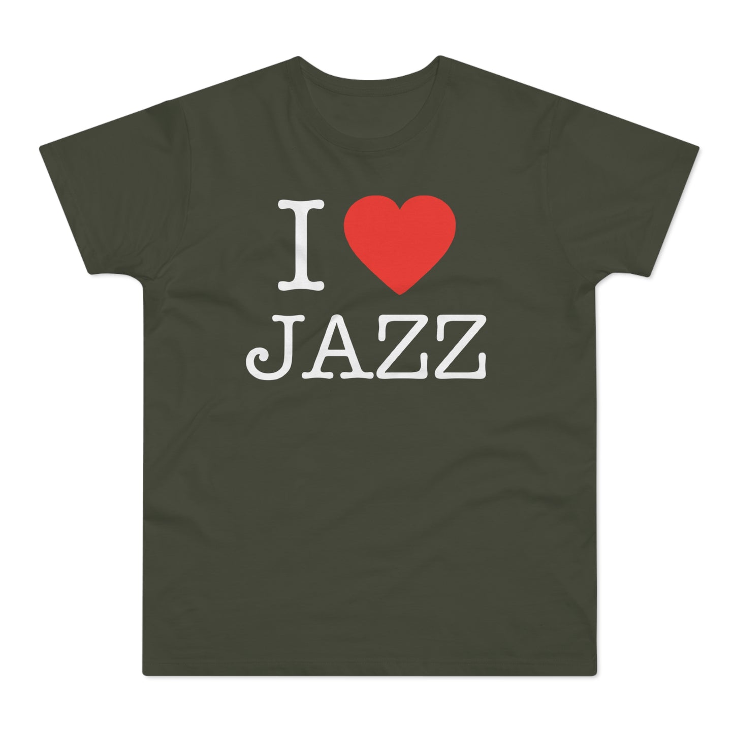 I Love Jazz T Shirt (Standardgewicht)