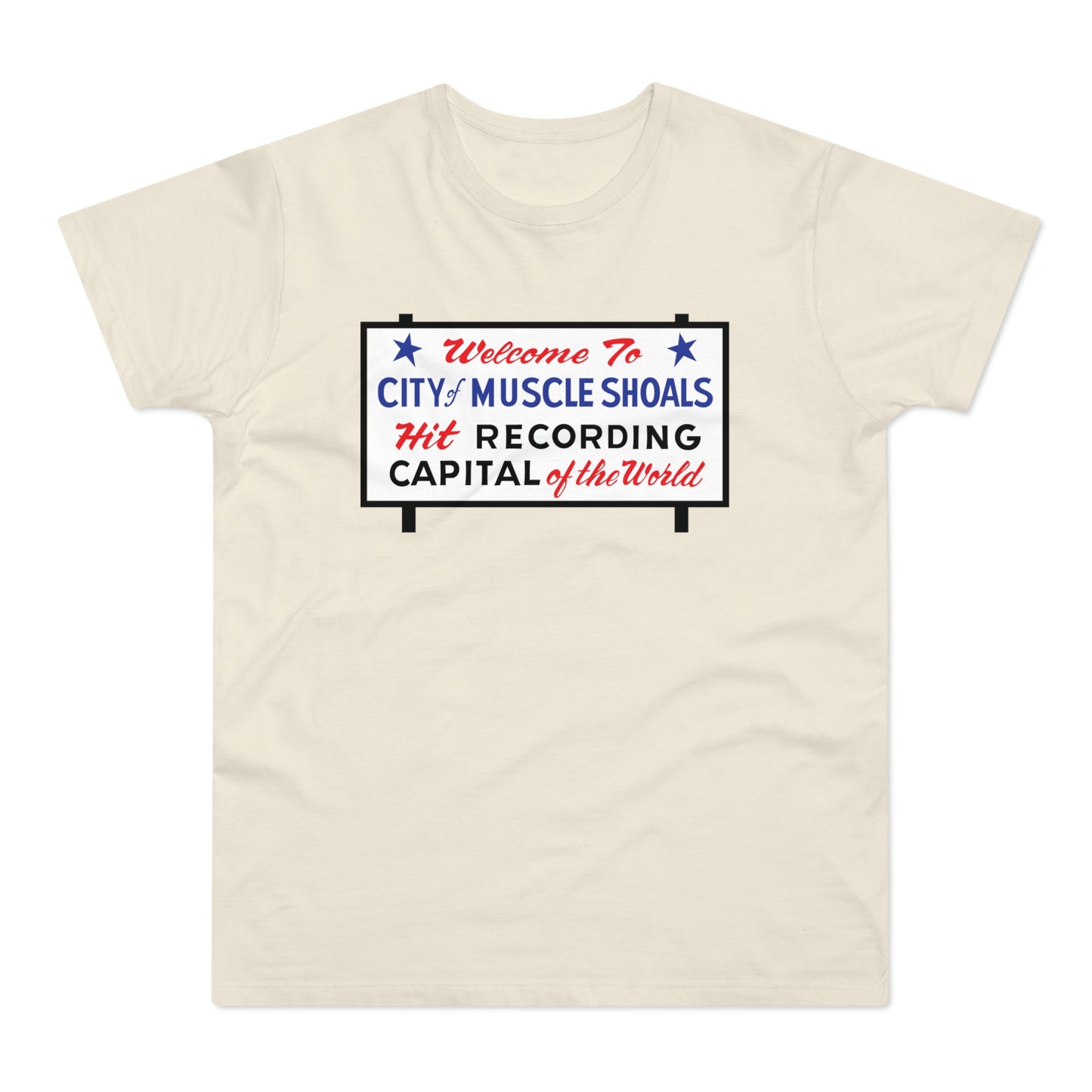Welcome To Muscle Shoals T Shirt (Standardgewicht)