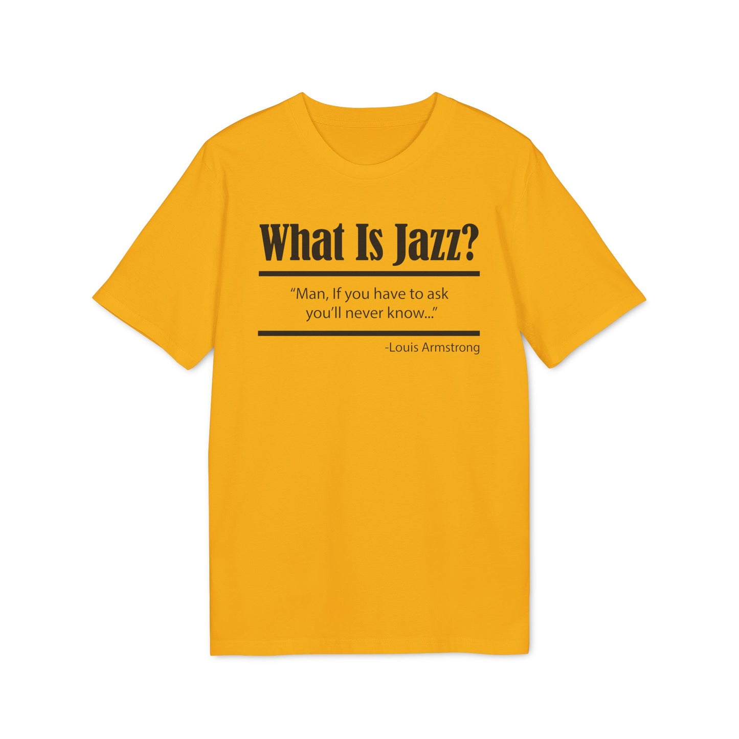 What Is Jazz? Bio-T-Shirt (Premium Qualität)