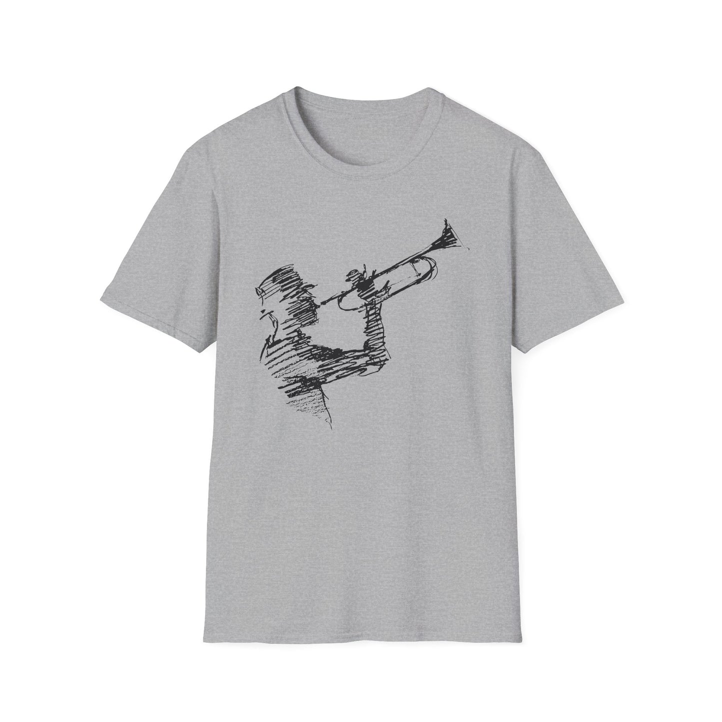 Jazz Trumpet Guy T Shirt (L) - DEADSTOCK - NUR NOCH 1 STÜCK - 50 % RABATT