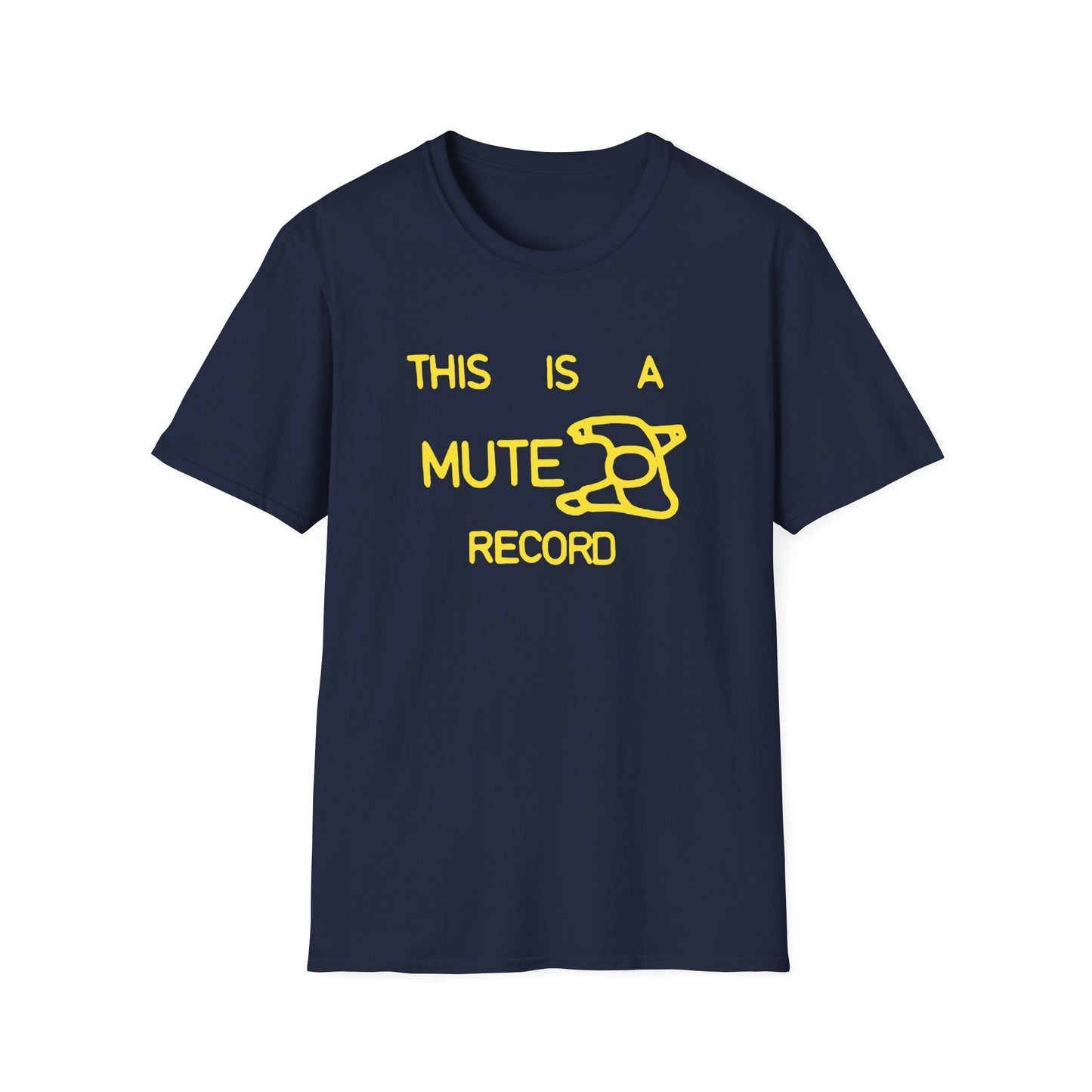 This Is A Mute Record T Shirt (L) - DEADSTOCK - NUR NOCH 1 STÜCK - 50 % RABATT
