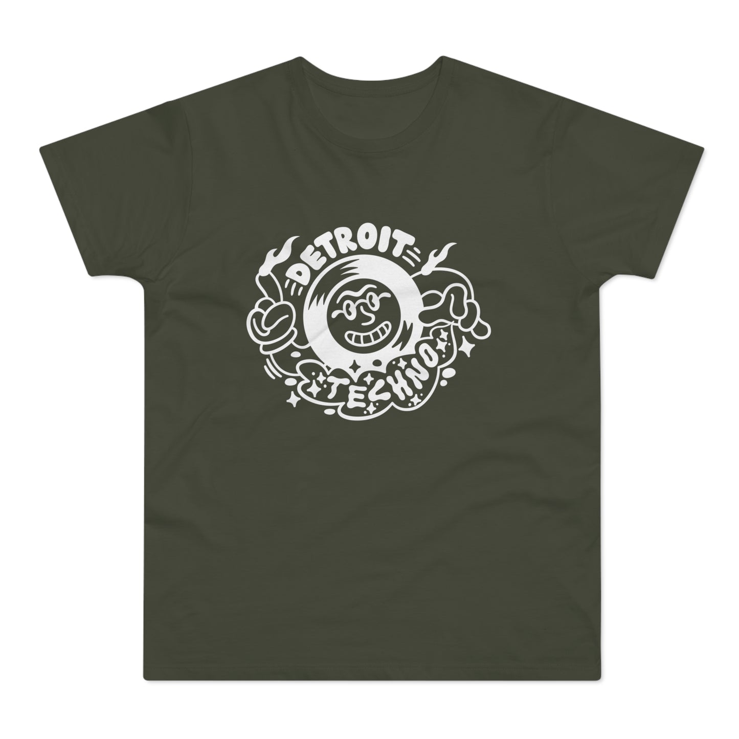 Detroit Techno 2 T Shirt (Standardgewicht)