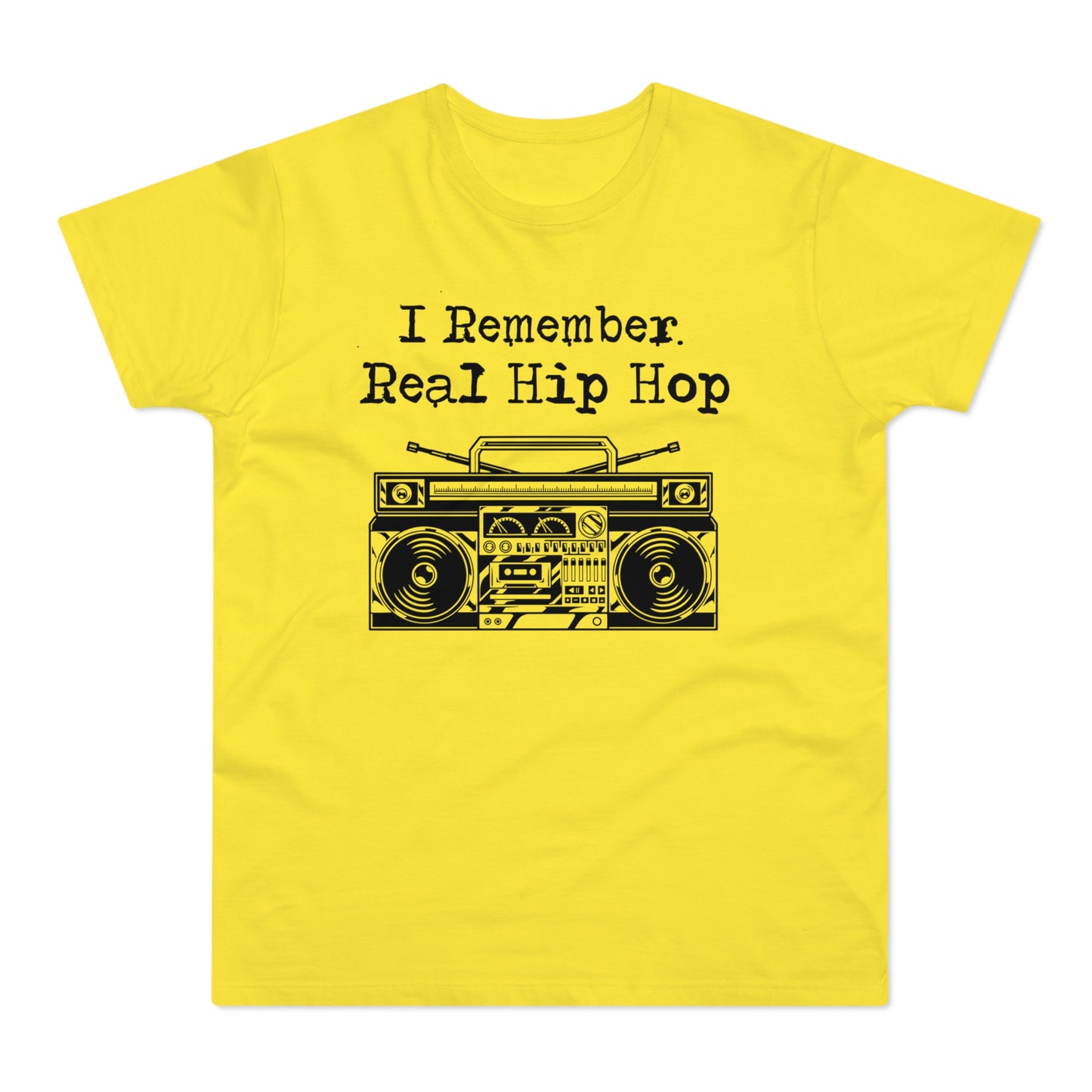 I Remember Real Hip Hop T Shirt (Standardgewicht)