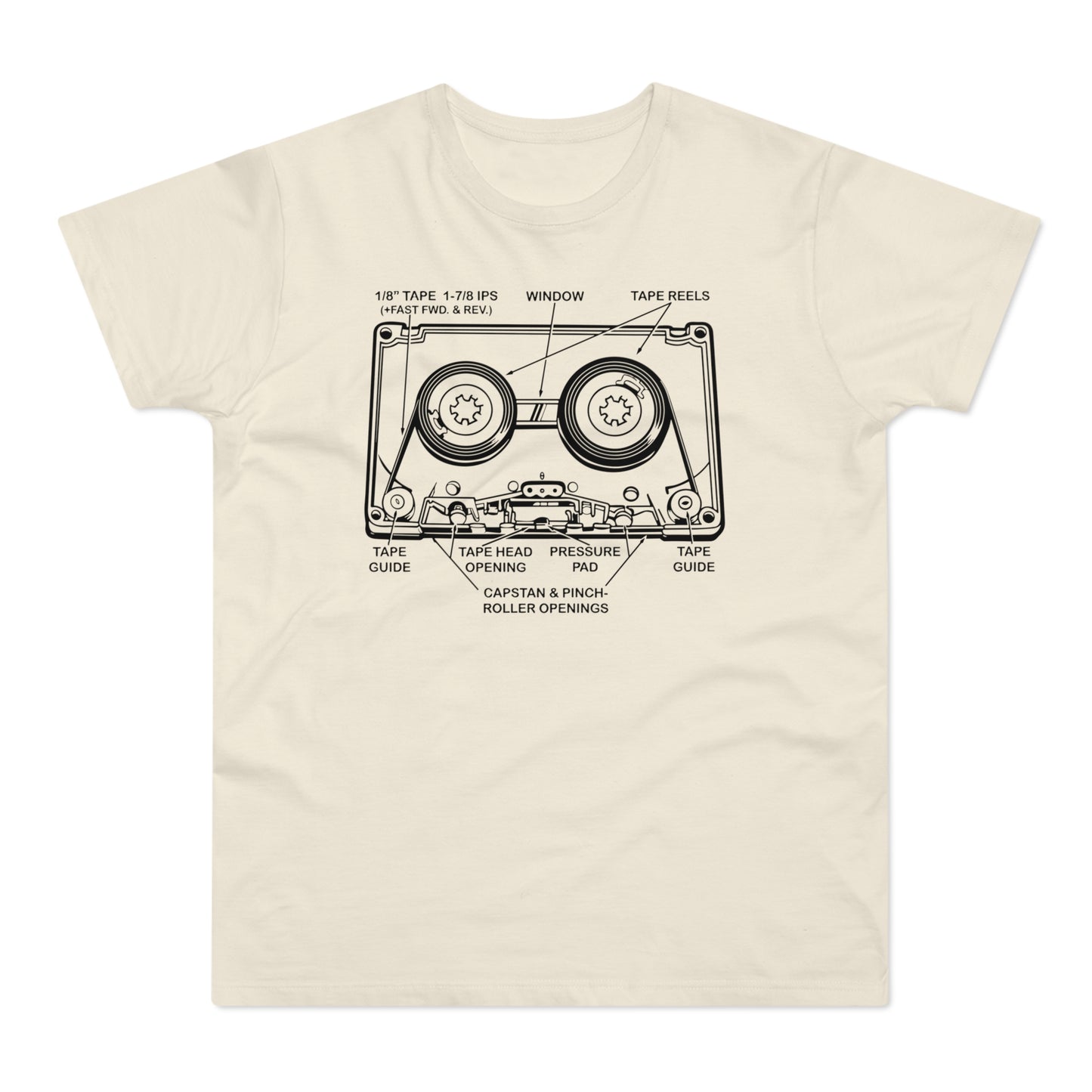 How It Works: Cassette Tape T Shirt (Standardgewicht)