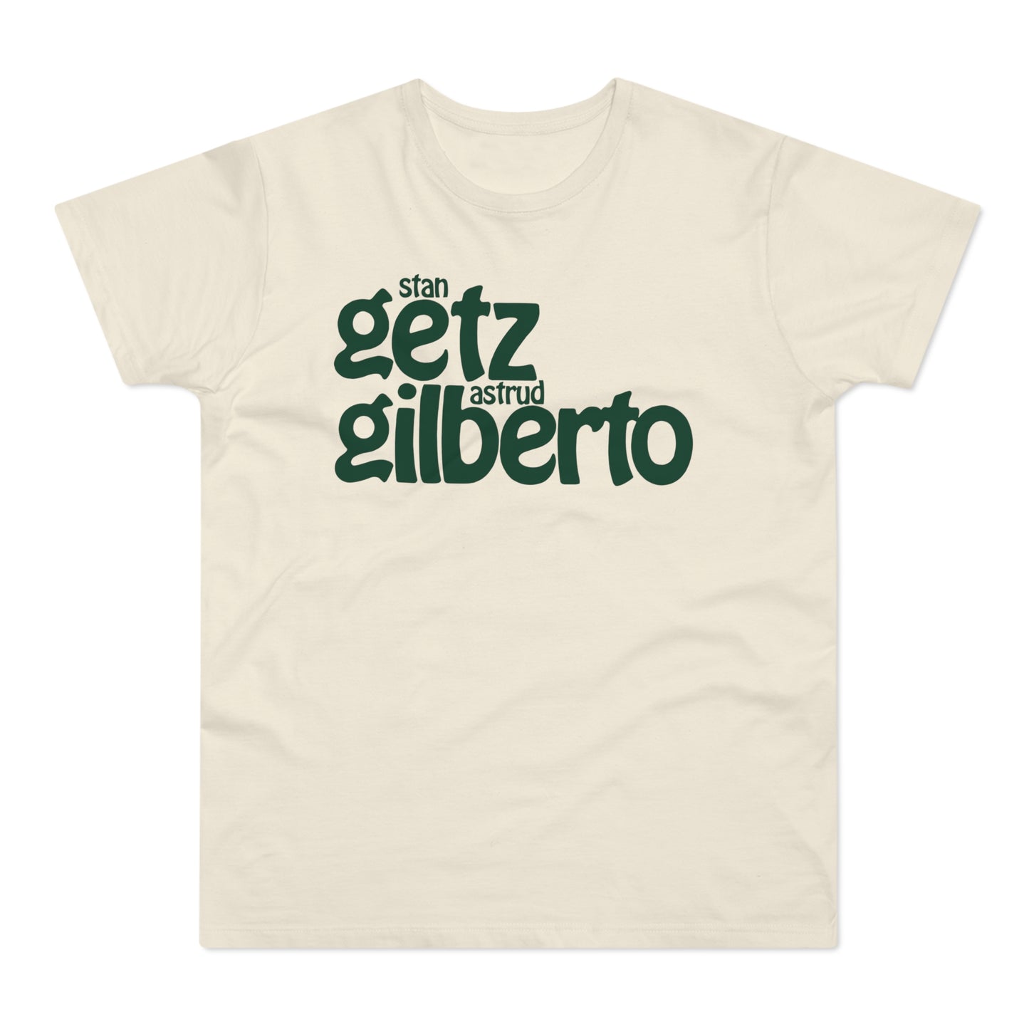 Stan Getz Astrud Gilberto T Shirt (Standardgewicht)