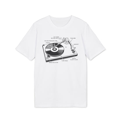 Vinyl Record Player Turntable Bio-T-Shirt (Premium Qualität)