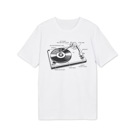 Vinyl Record Player Turntable Bio-T-Shirt (Premium Qualität)