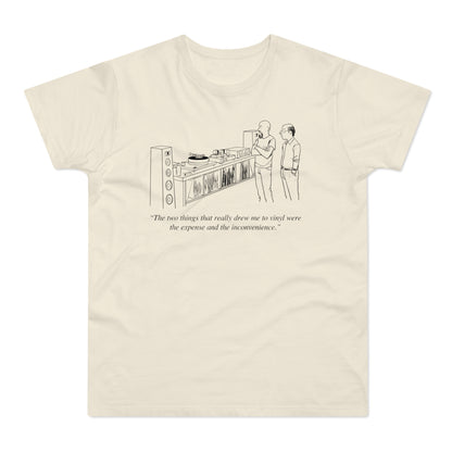 Vinyl Inconvenience T Shirt (Standardgewicht)