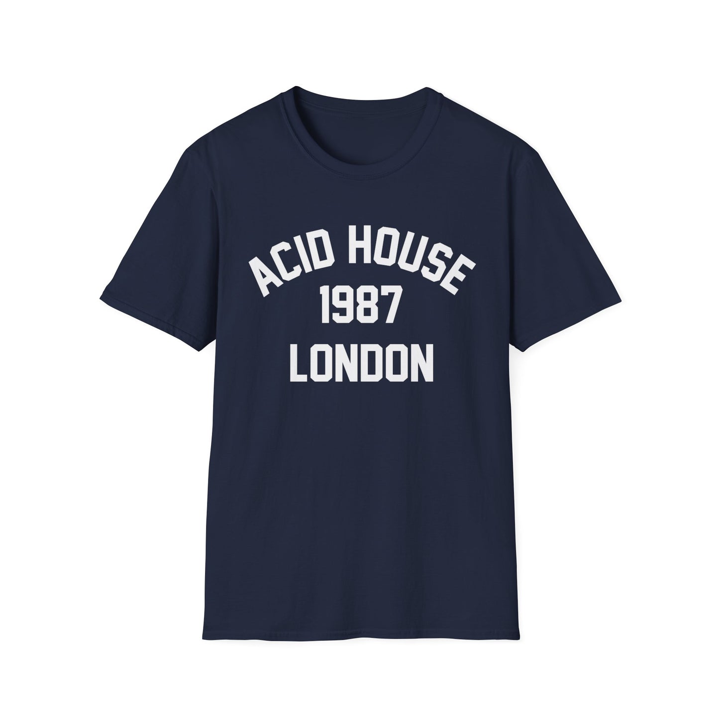 London 1987 Acid House T Shirt (L) - DEADSTOCK - NUR NOCH 1 STÜCK - 50 % RABATT