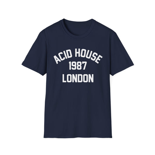 London 1987 Acid House T Shirt (L) - DEADSTOCK - NUR NOCH 1 STÜCK - 50 % RABATT