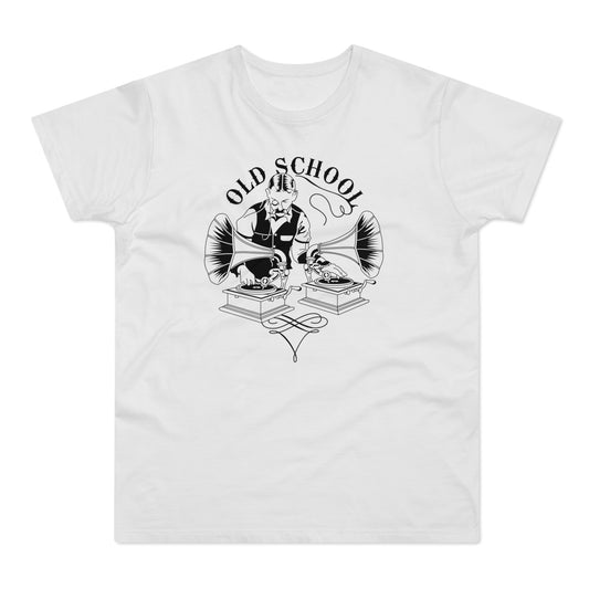 Old School DJ T Shirt (Standardgewicht)