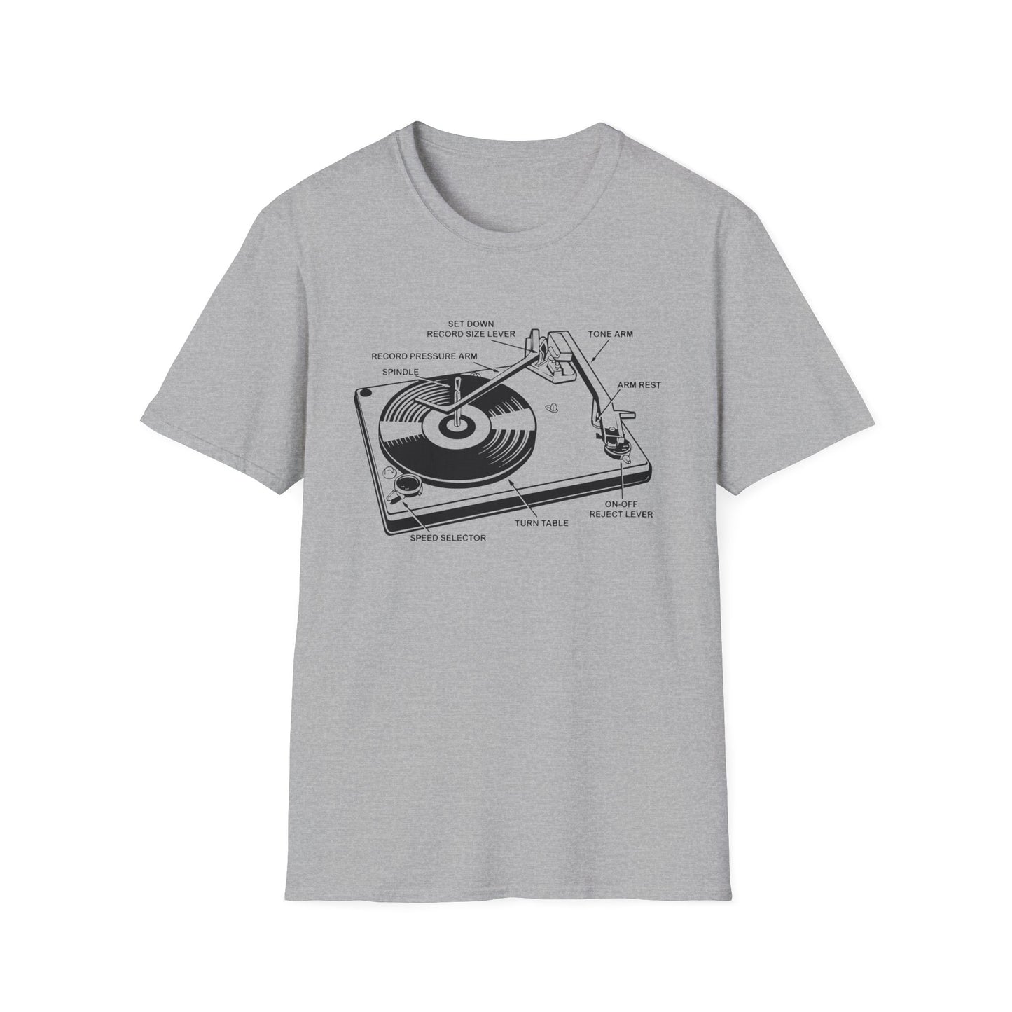 Vinyl Record Player Turntable T Shirt