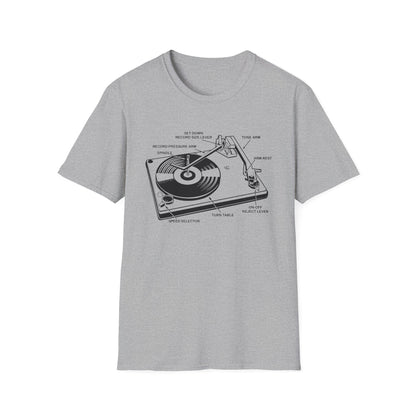 Vinyl Record Player Turntable T Shirt