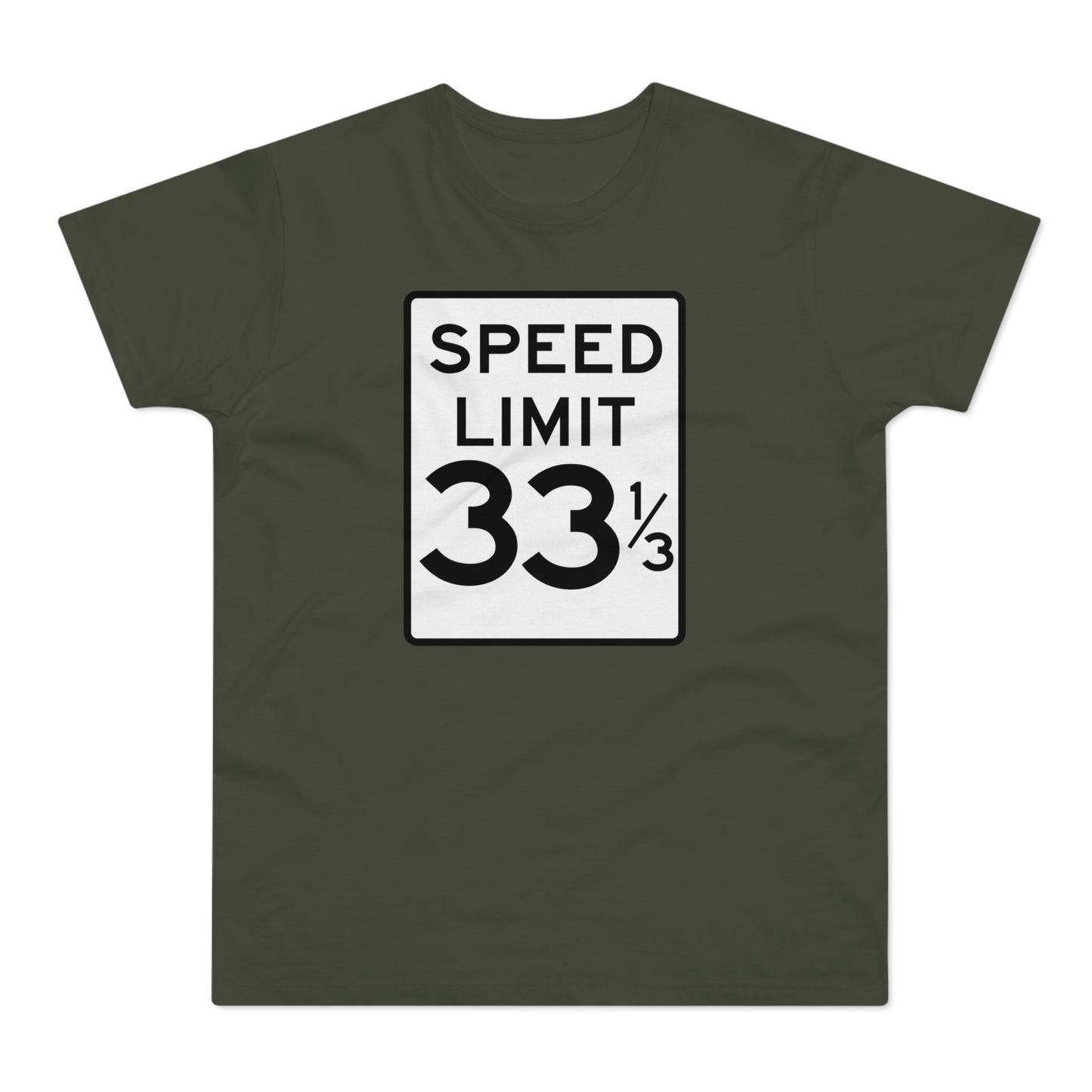 Speed Limit 33 RPM T Shirt (Standardgewicht)