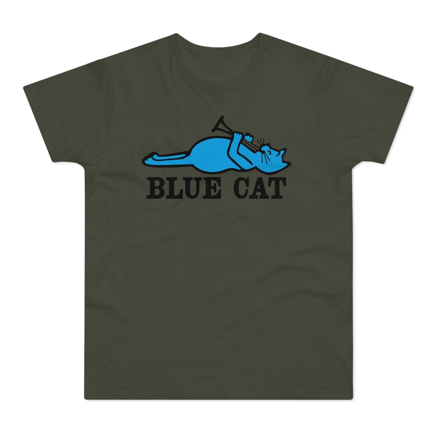 Blue Cat Records T Shirt (Standardgewicht)