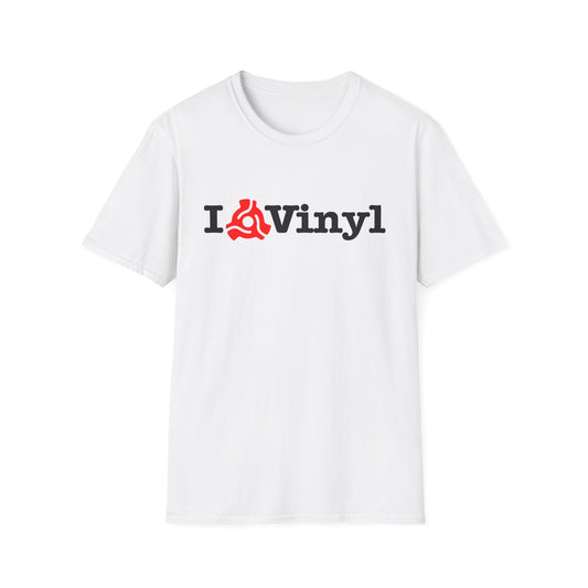 I Love Vinyl T Shirt (L) - DEADSTOCK - NUR NOCH 1 STÜCK - 50 % RABATT
