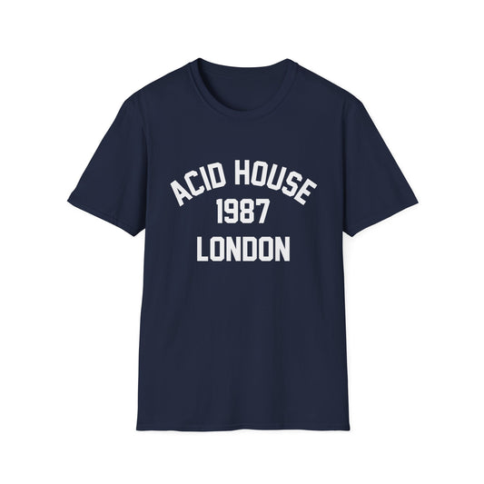 London 1987 Acid House T Shirt (2XL) - DEADSTOCK - NUR NOCH 1 STÜCK - 50 % RABATT