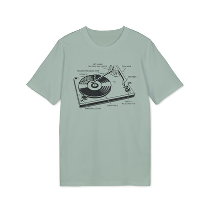 Vinyl Record Player Turntable Bio-T-Shirt (Premium Qualität)