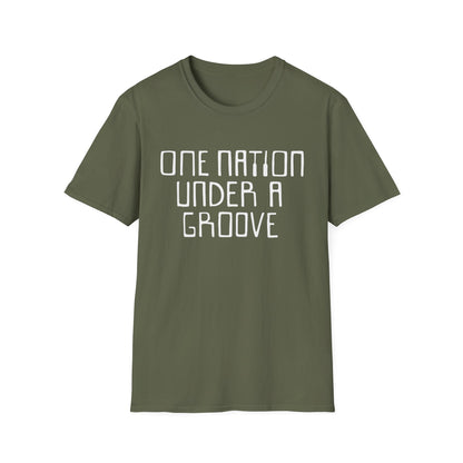 One Nation Under A Groove T Shirt - Leichtes
